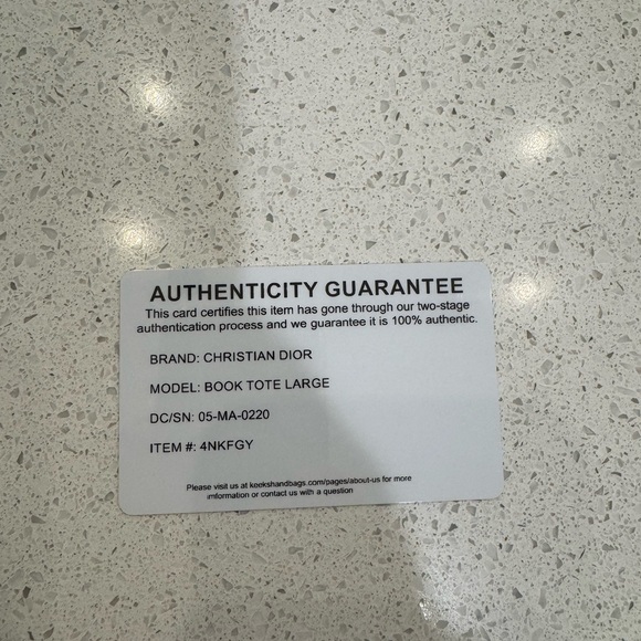 Authentic Large Dior Book Tote Ecru and Blue Dior Oblique Embroidery EUC w/Box - Picture 16 of 16